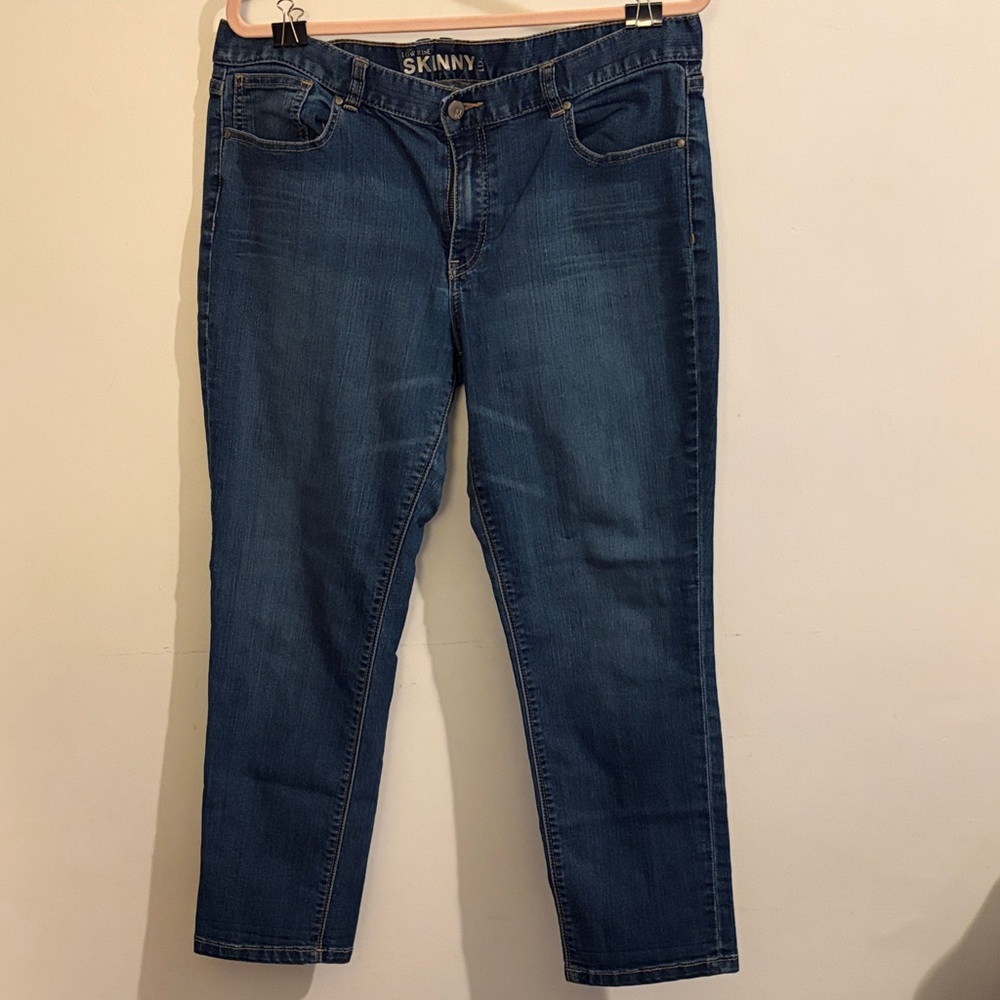 New York & Company Dark Wash Skinny Jeans